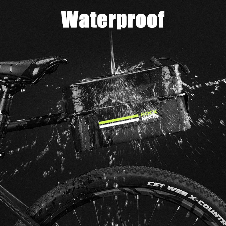 ROCKBROS Bicycle Rear Rack Pannier Bag 6L Waterproof Bike Trunk Bag Storage Bag - ROCKBROSUSA