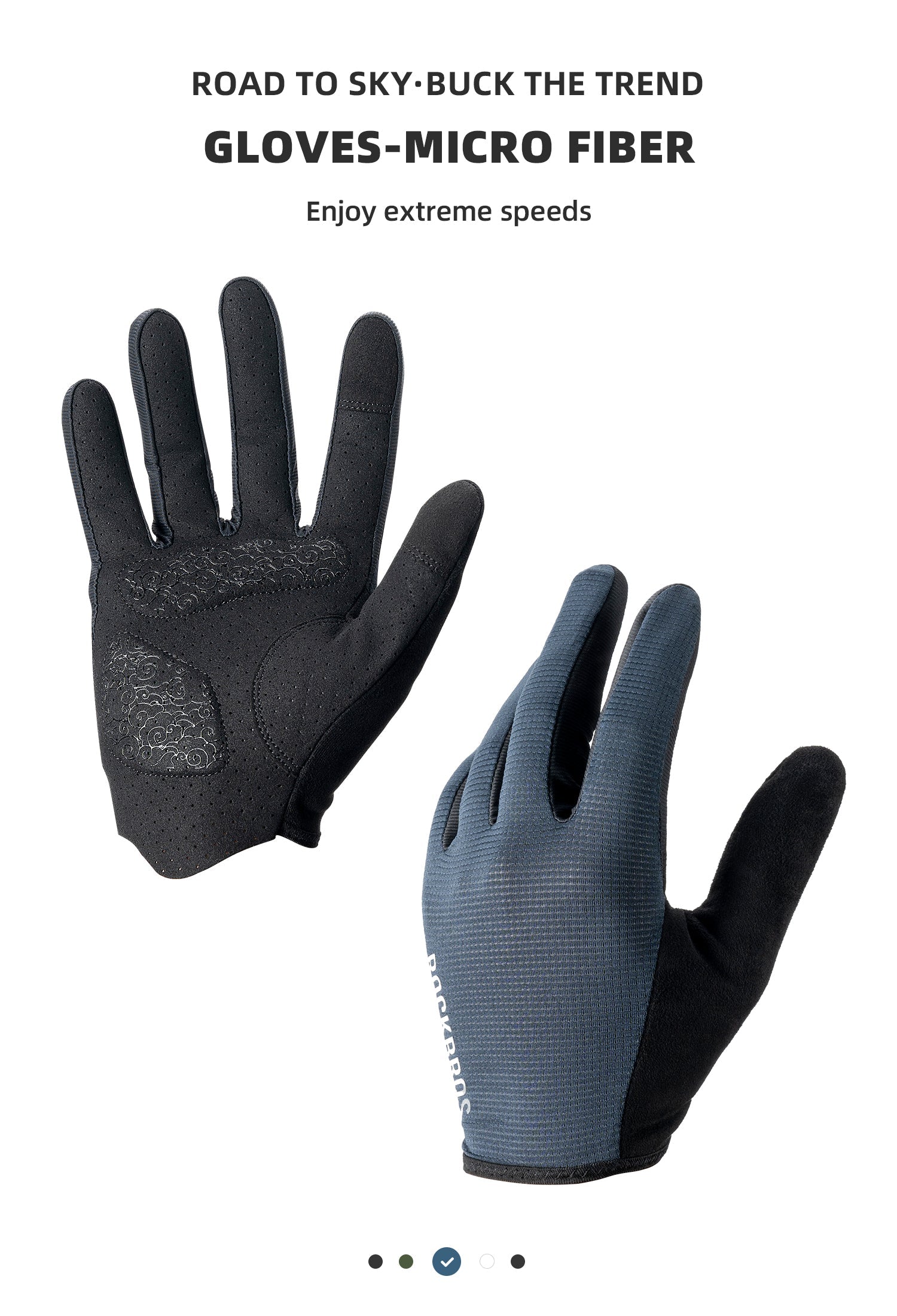 【ROAD TO SKY】by ROCKBROS Anti-Slip Cycling Gloves in Various Colours - ROCKBROSUSA