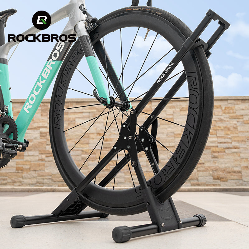 ROCKBROS Carbon Steel Folding Bike Stand - ROCKBROSUSA