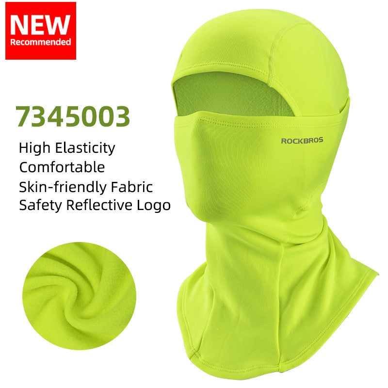 ROCKBROS Winter Cycling Mask Fleece Thermal Keep Warm Windproof Cycling Face Mask Balaclava Ski Mask Fishing Skiing Hat Headwear - ROCKBROSUSA