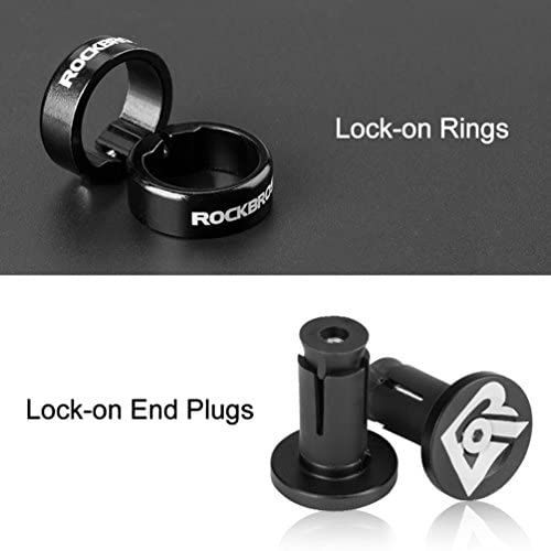 ROCKBROS Bike Handlebar Grips Double Lock-on