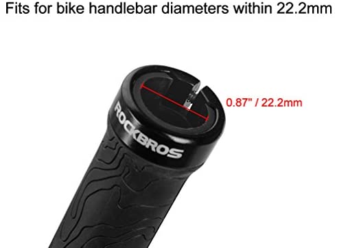 ROCKBROS Bike Handlebar Grips Double Lock-on