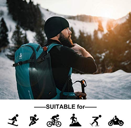 ROCKBROS Thermal Fleece Helmet Liner - Winter Cycling Skull Cap