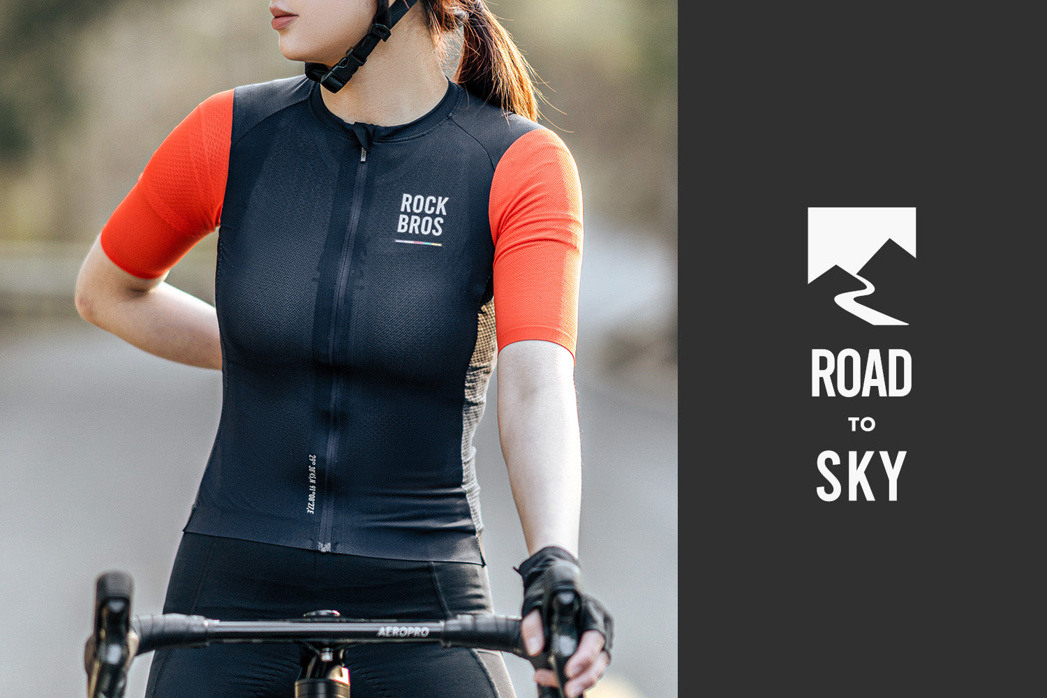 【ROAD TO SKY】by ROCKBROS Women's Short-Sleeve Cycling Jersey in Various Colours - ROCKBROSUSA