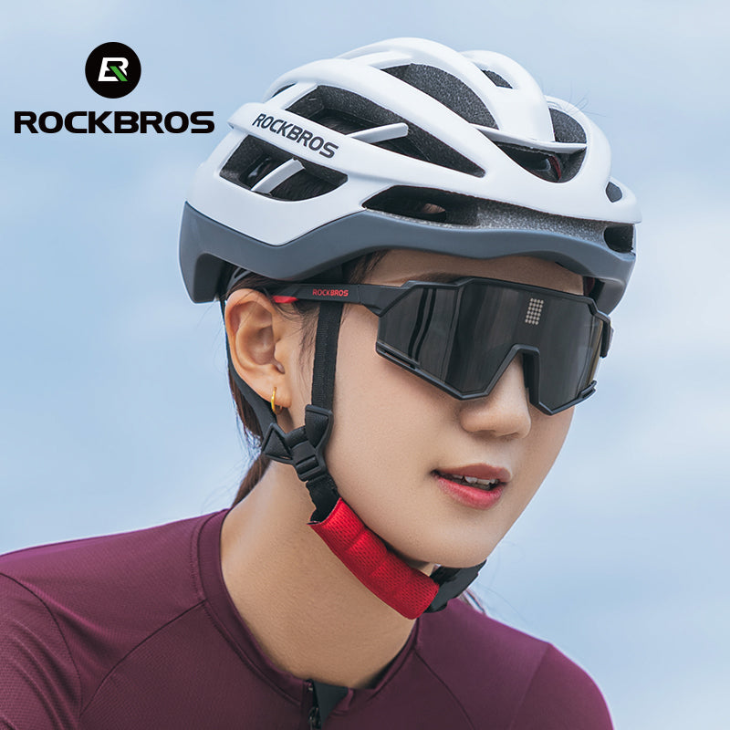 ROCKBROS Cycling Photochromic Glasses Electronic Color Changing SunGlasses Clear - ROCKBROSUSA