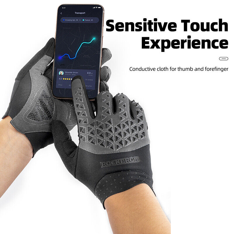 ROCKBROS Cycling Glove SBR Palm Bicycle Long Finger 3D Anti-collision Gloves - ROCKBROSUSA