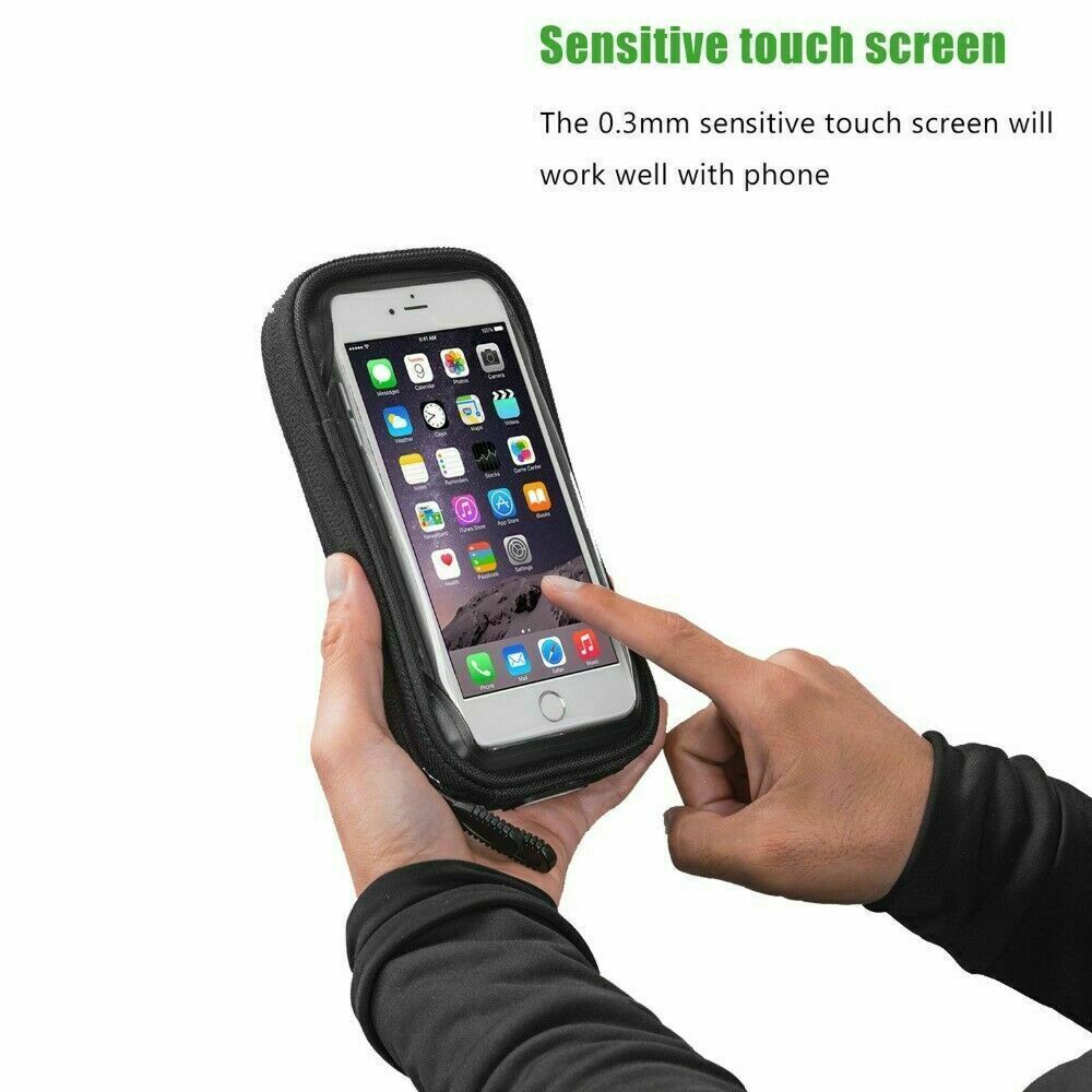 ROCKBROS 6.0" Bike Phone Holder Bag - Durable, Touchscreen, Large Capacity - ROCKBROSUSA
