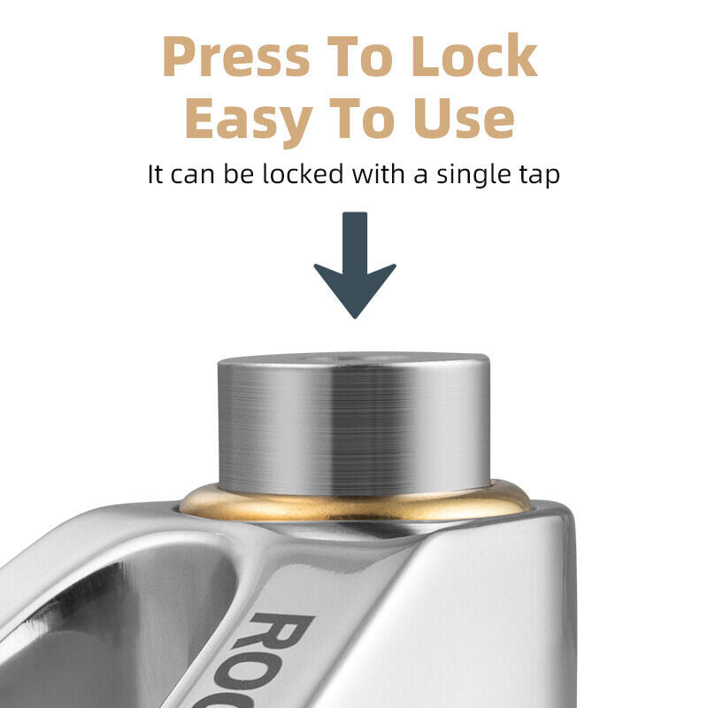 ROCKBROS Motorcycle Bicycle Disc Brake Lock 304 Stainless Steel Security Anti-Theft - ROCKBROSUSA