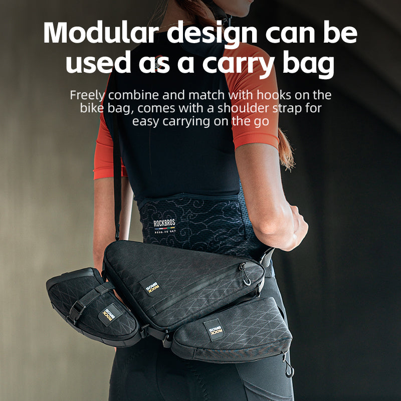 ROCKBROS Bicycle Combination Bags Set - Top Tube, Triangle, Saddle Bags - ROCKBROSUSA
