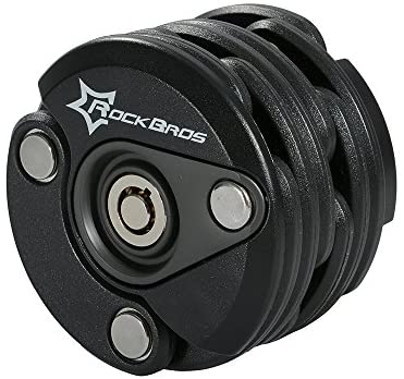 ROCKBROS-Bike Anti Theft Lock Chain Lock Folding Lock Square Hamburger - Main Image