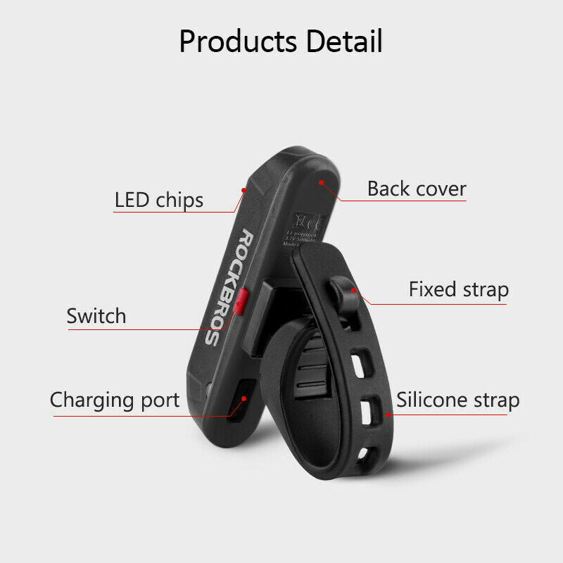 ROCKBROS Rotatable Bike Tail Light A54BK