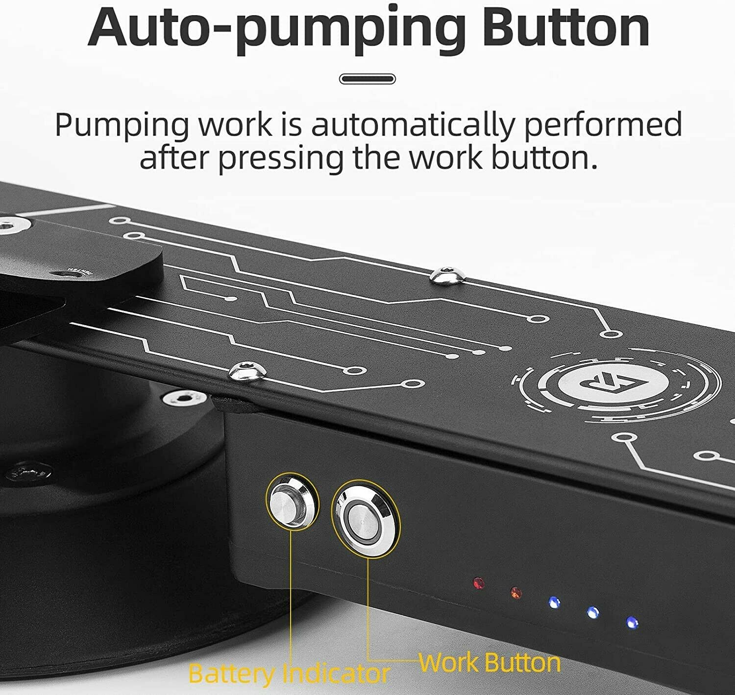 ROCKBROS Electric Suction Cup Roof Rack for 1-3 Bikes - ROCKBROSUSA