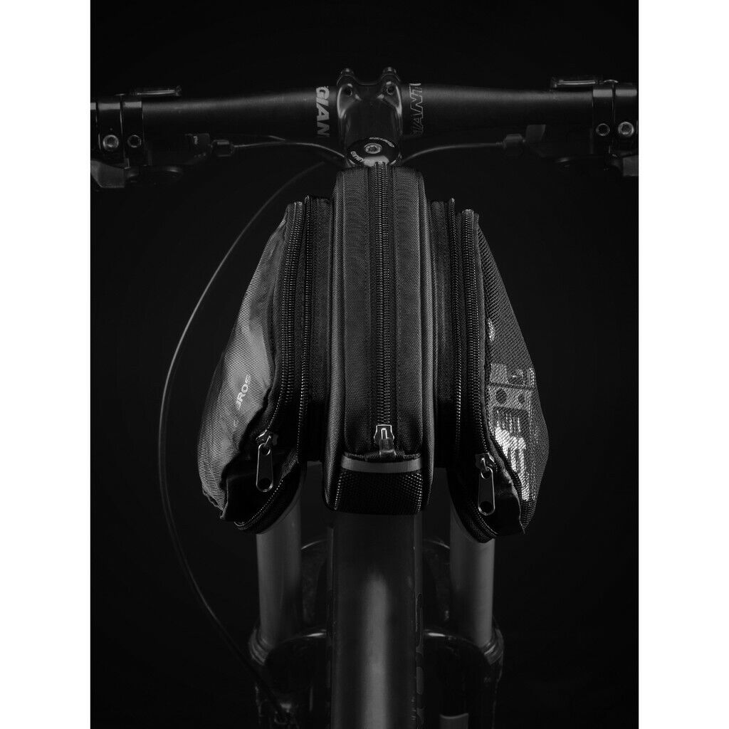 ROCKBROS Cycling Bike Top Front Tube Bag Waterproof Big Capacity Cycling Frame Bag Black