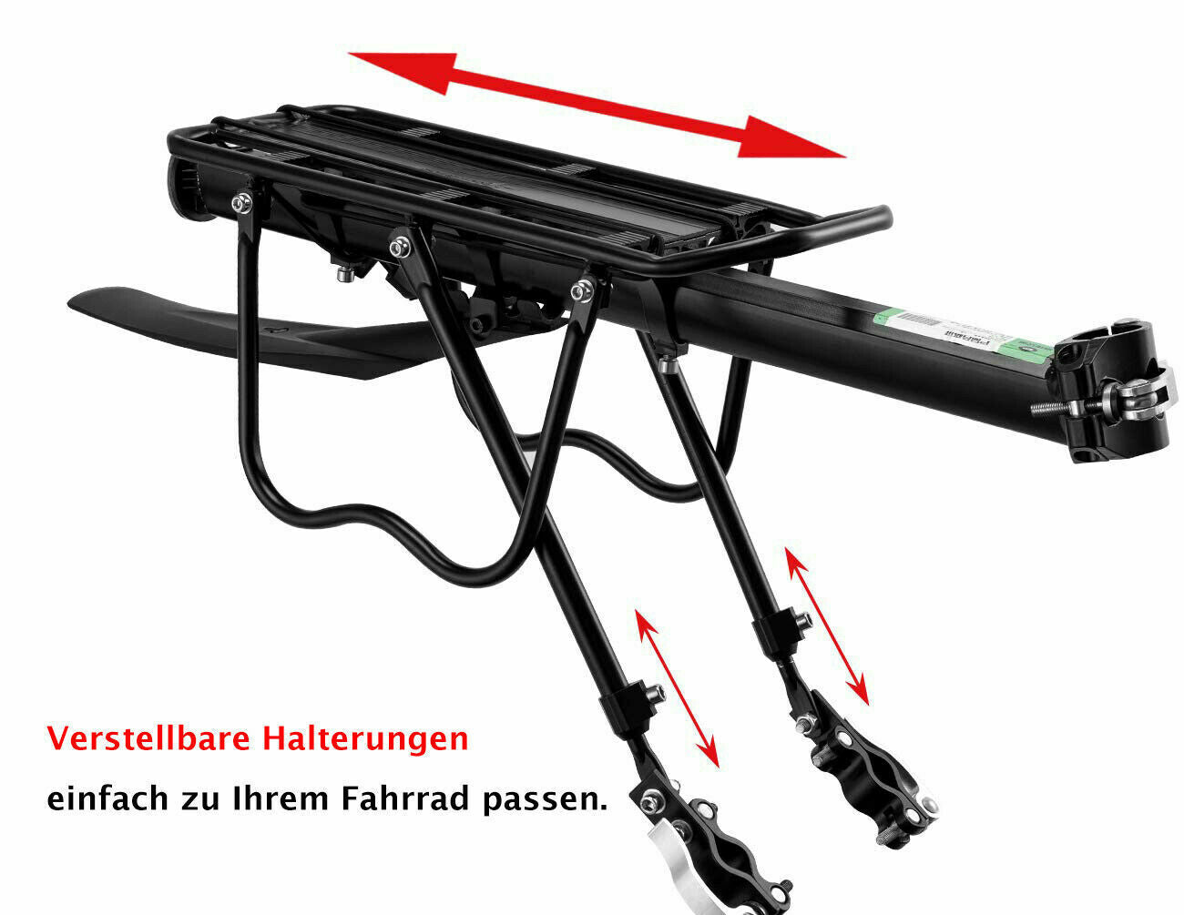 ROCKBROS Rear Pannier Bike Rack with Fender