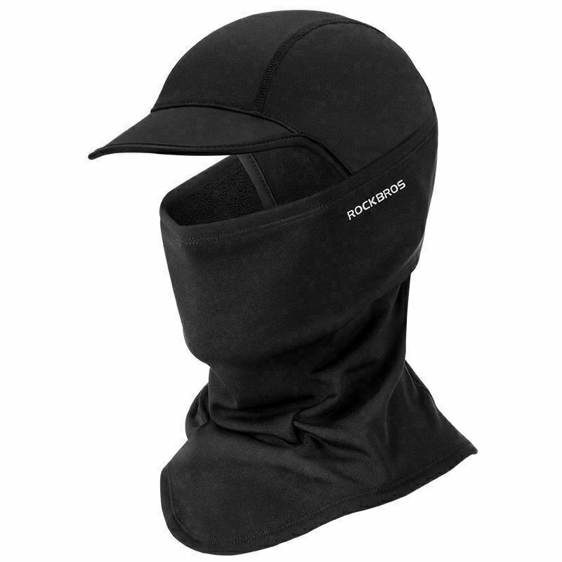ROCKBROS Balaclava Thermal Full Face Ski Mask with Brim Windproof Neck Warmer