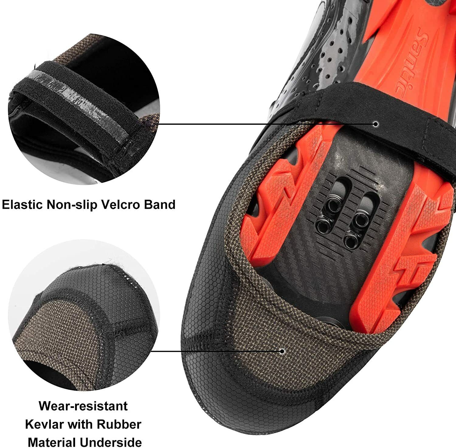 ROCKBROS Cycling Shoe Covers Thermal Toe Cover Warmers Waterproof Bike Overshoes - ROCKBROSUSA