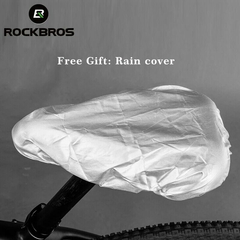 ROCKBROS Silicone Bicycle Saddle Hollow Breathable MTB Bike Seat Cushion Cover - ROCKBROSUSA