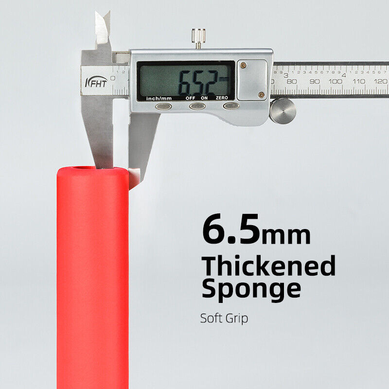 ROCKBROS Silicone Sponge Bike Handlebar Grips - Soft, Anti-Skid, 13cm - ROCKBROSUSA