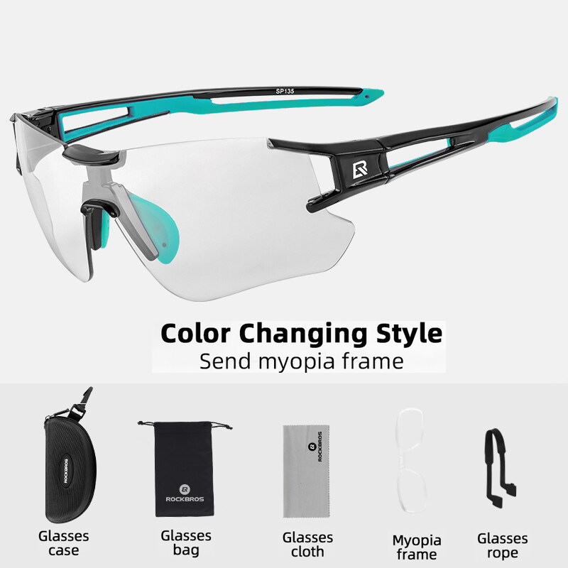 ROCKBROS Ultralight Photochromic Cycling Sunglasses