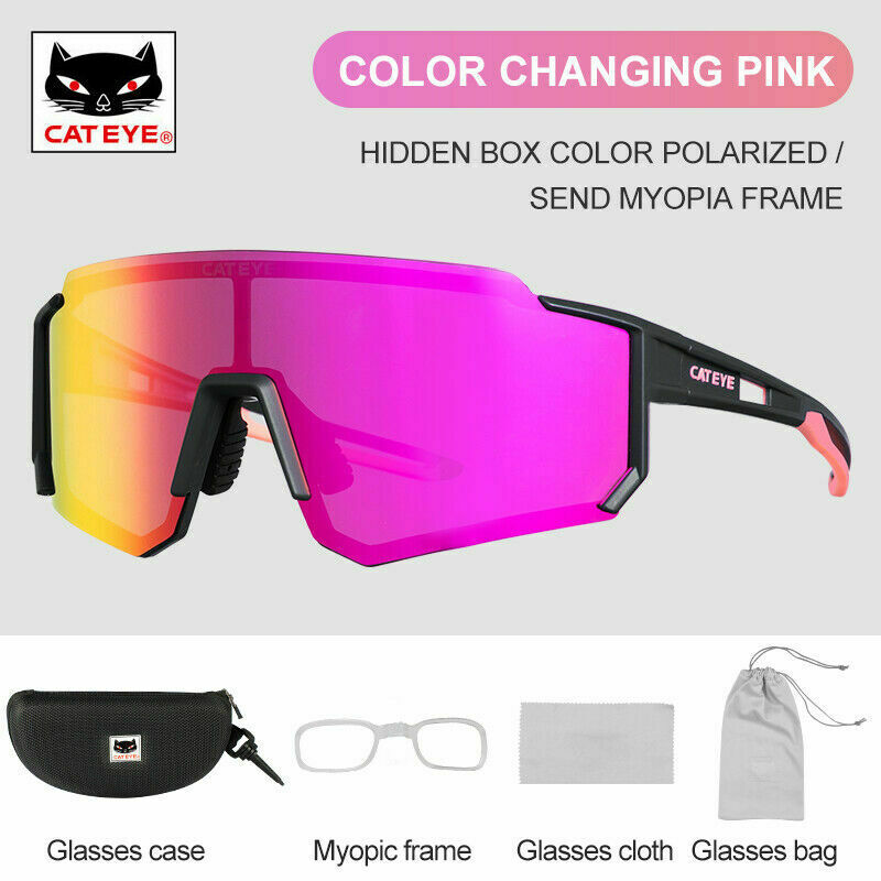 CATEYE Glasses Woman Men Cycling Polarized Sport Bicycle Sunglasses MTB Bicycle Hiking Glasses