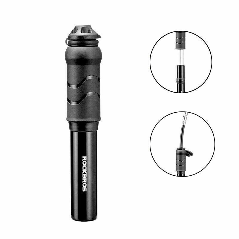 ROCKBROS Mini Portable Dual Valve Pump for Mountain Bikes