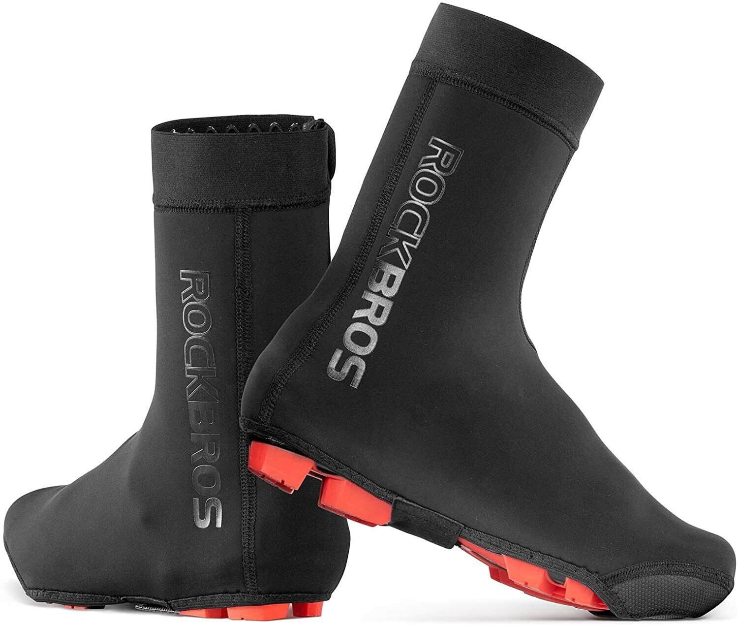 ROCKBROS Cycling Bike Shoe Cover Warm Sport Fleece Road Race Windproof Overshoes - ROCKBROSUSA