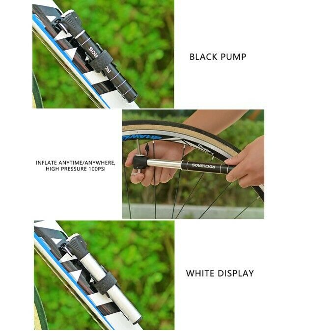 ROCKBROS One-Way Dual Valve Mini Bike Pump - ROCKBROSUSA