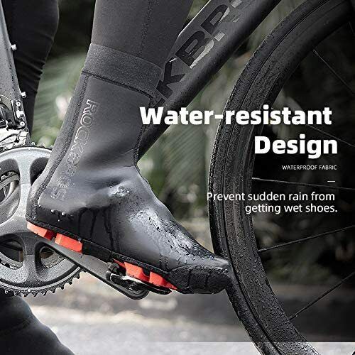 ROCKBROS Cycling Bike Shoe Cover Warm Sport Fleece Road Race Windproof Overshoes - ROCKBROSUSA