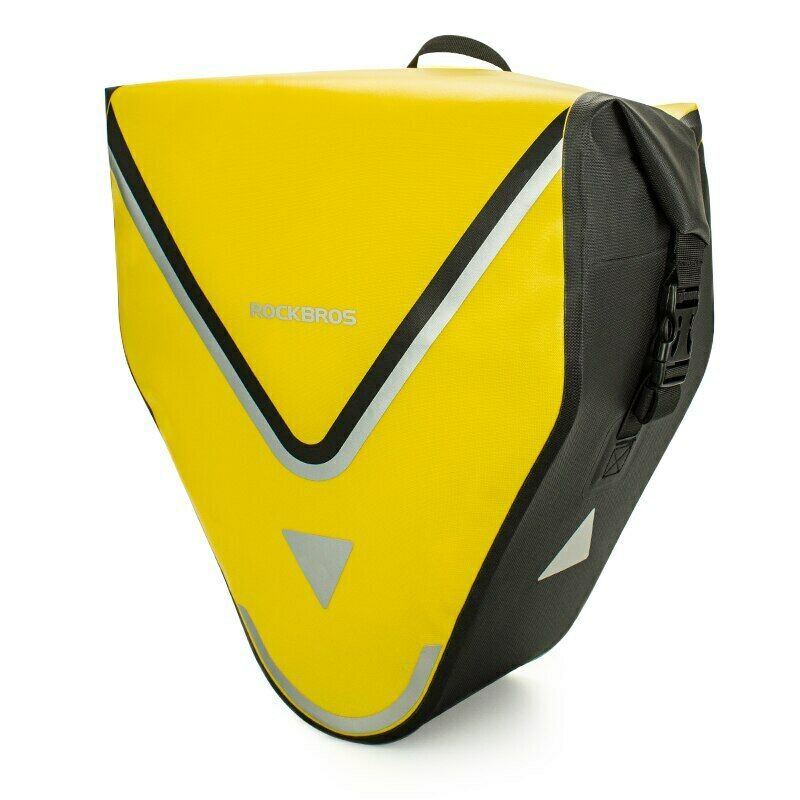 ROCKBROS Large Triangle Bicycle Saddlebag in Yellow