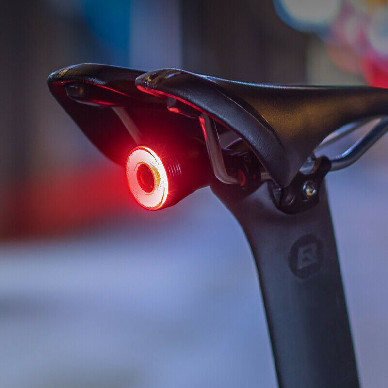 ROCKBROS Q5 Smart Brake & Tail Light - USB Rechargeable, Waterproof