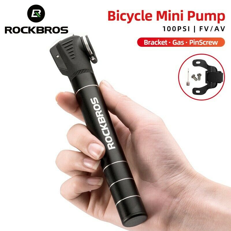 ROCKBROS One-Way Dual Valve Mini Bike Pump - ROCKBROSUSA