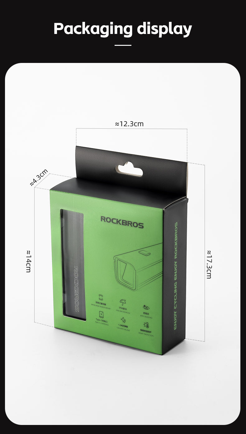 ROCKBROS Hoisting Headlight for Bike - ROCKBROSUSA