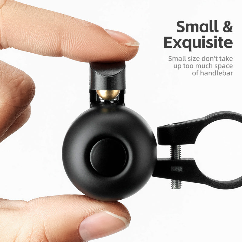 ROCKBROS Bike Bell Copper Alloy Durable Bicycle Bell with Clear&Long Sound Bike Ring Bell - ROCKBROSUSA