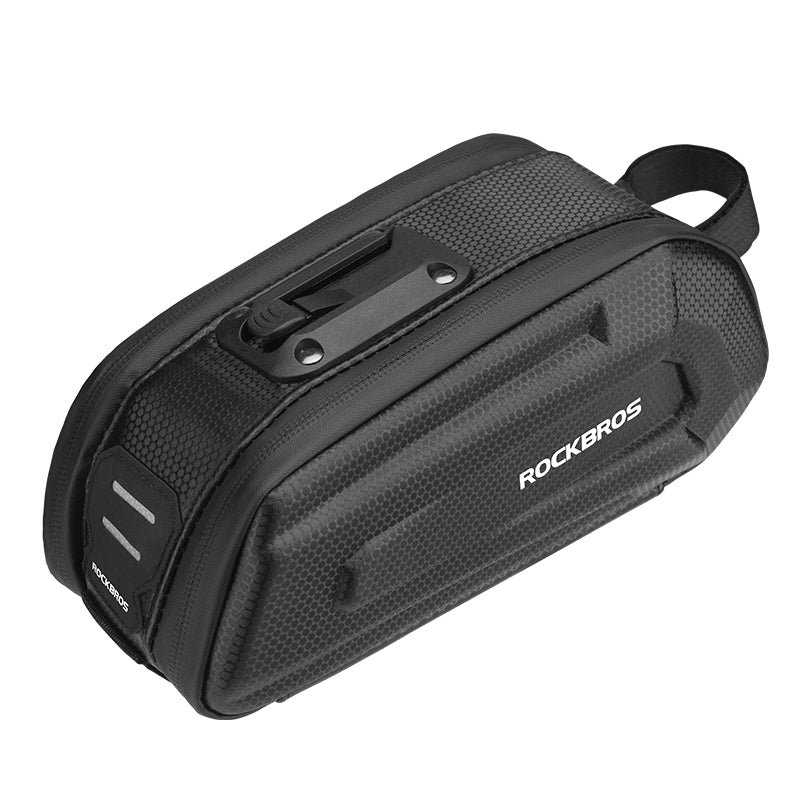 ROCKBROS Bike Saddle Bag Under Seat 3D Hard Shell Quick Release 1.7L