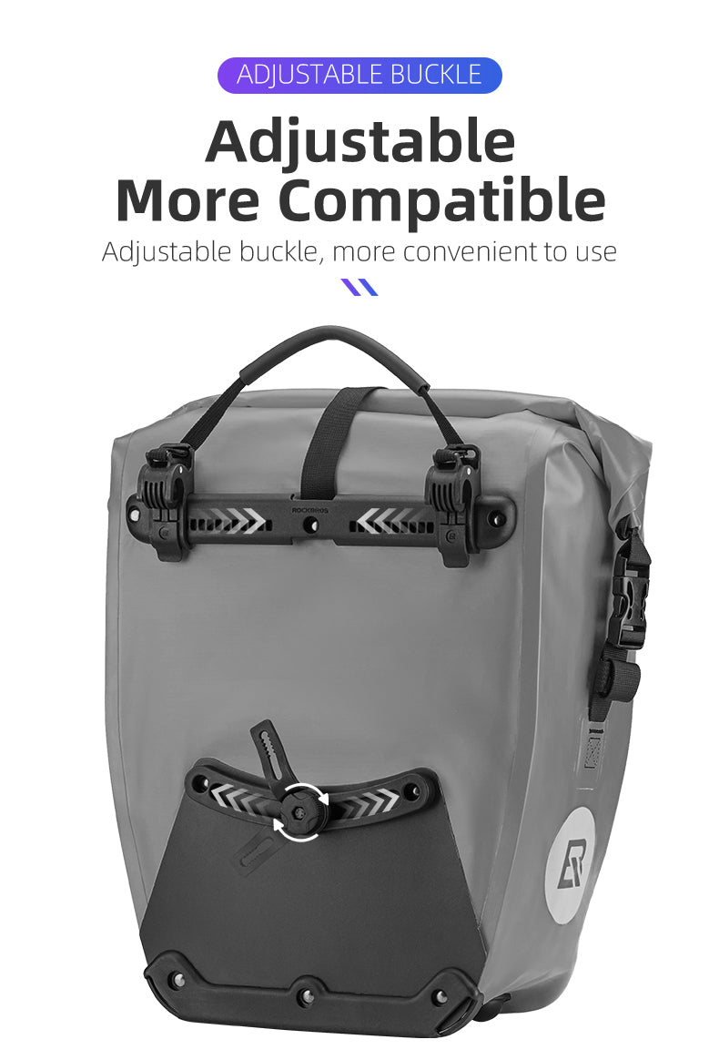 ROCKBROS Deluxe Large Capacity Bicycle Saddlebag in Various Colours - ROCKBROSUSA