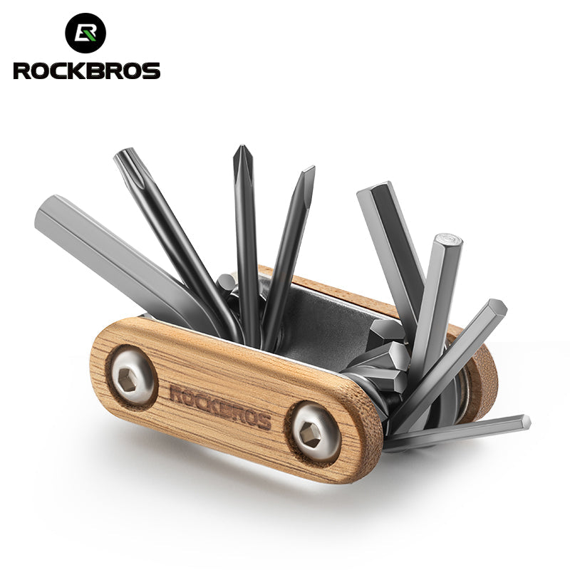 ROCKBROS 8-in-1 Multifunctional Portable Wooden Tool - ROCKBROSUSA