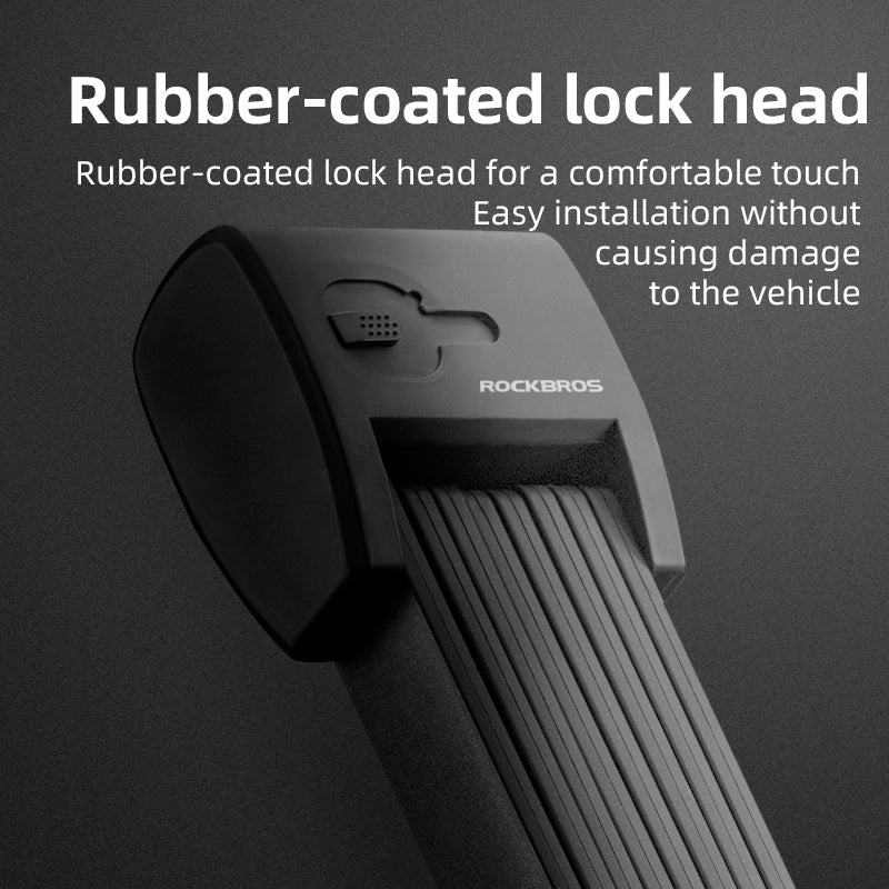 ROCKBROS Smart Bluetooth Fingerprint Folding Bike Lock - Waterproof, Anti-Theft - ROCKBROSUSA