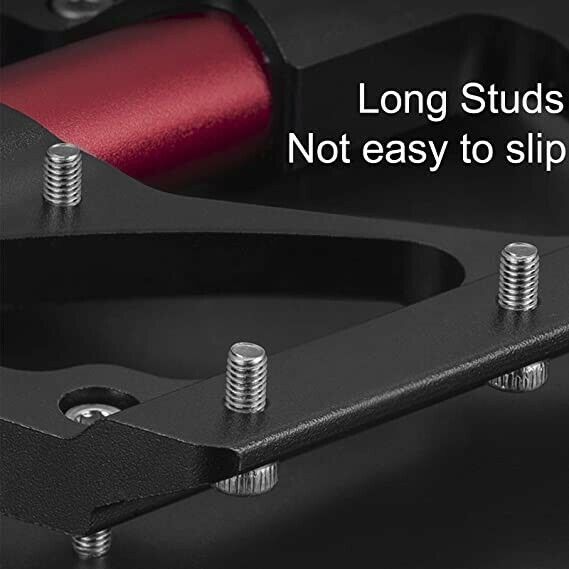 ROCKBROS Super Lightweight Bike Pedals in Black or Red (Pair) - ROCKBROSUSA