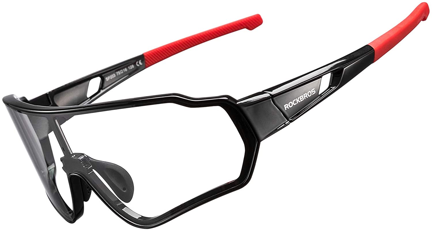 ROCKBROS Lightweight Full Frame Photochromic Cycling Sunglasses - Adaptive Eyewear