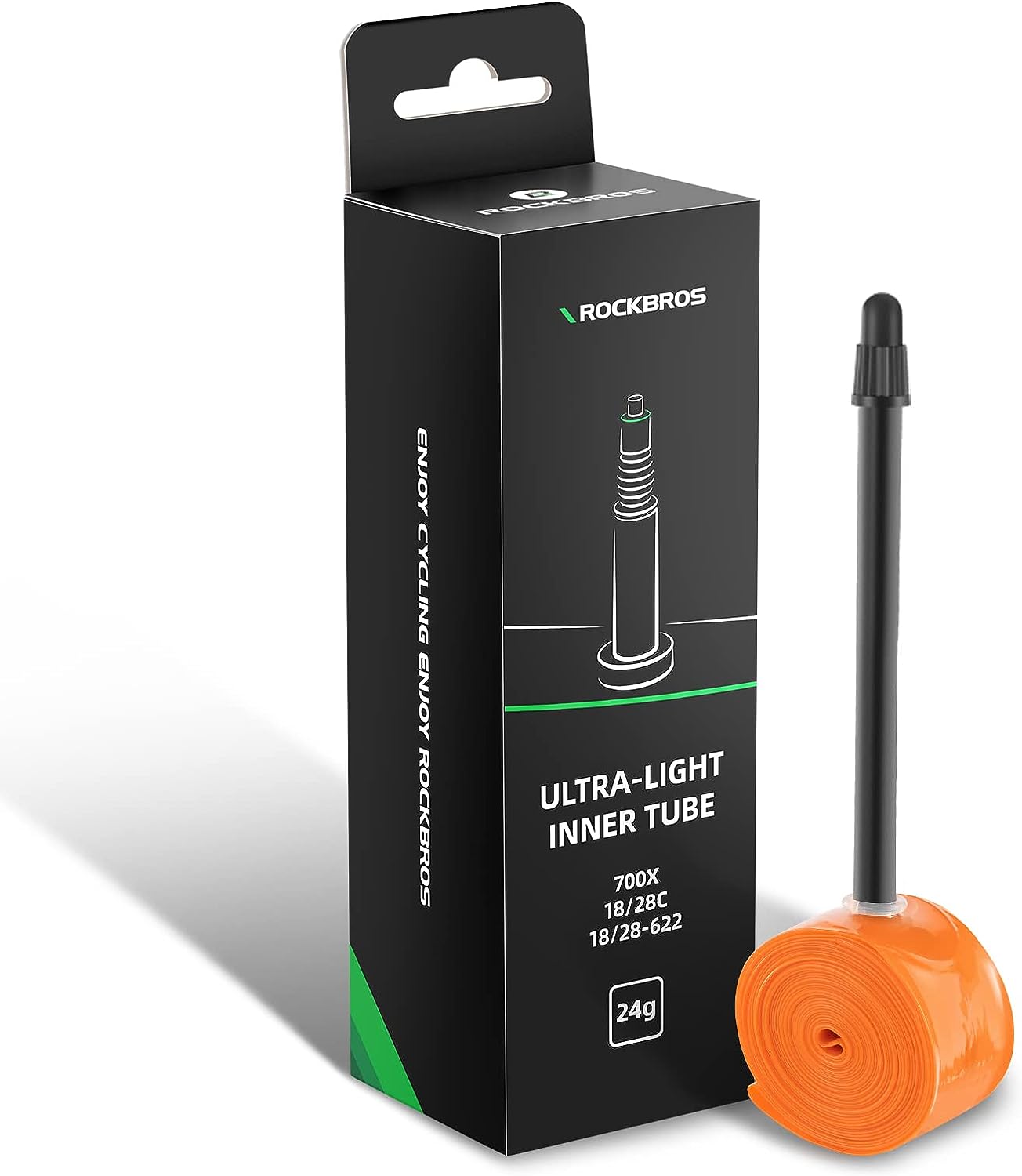 ROCKBROS Bike Inner Tube Road Bicycle Tubes Presta Valve Compatible with 700 x 18/23/25/28/30/32Tire - ROCKBROSUSA