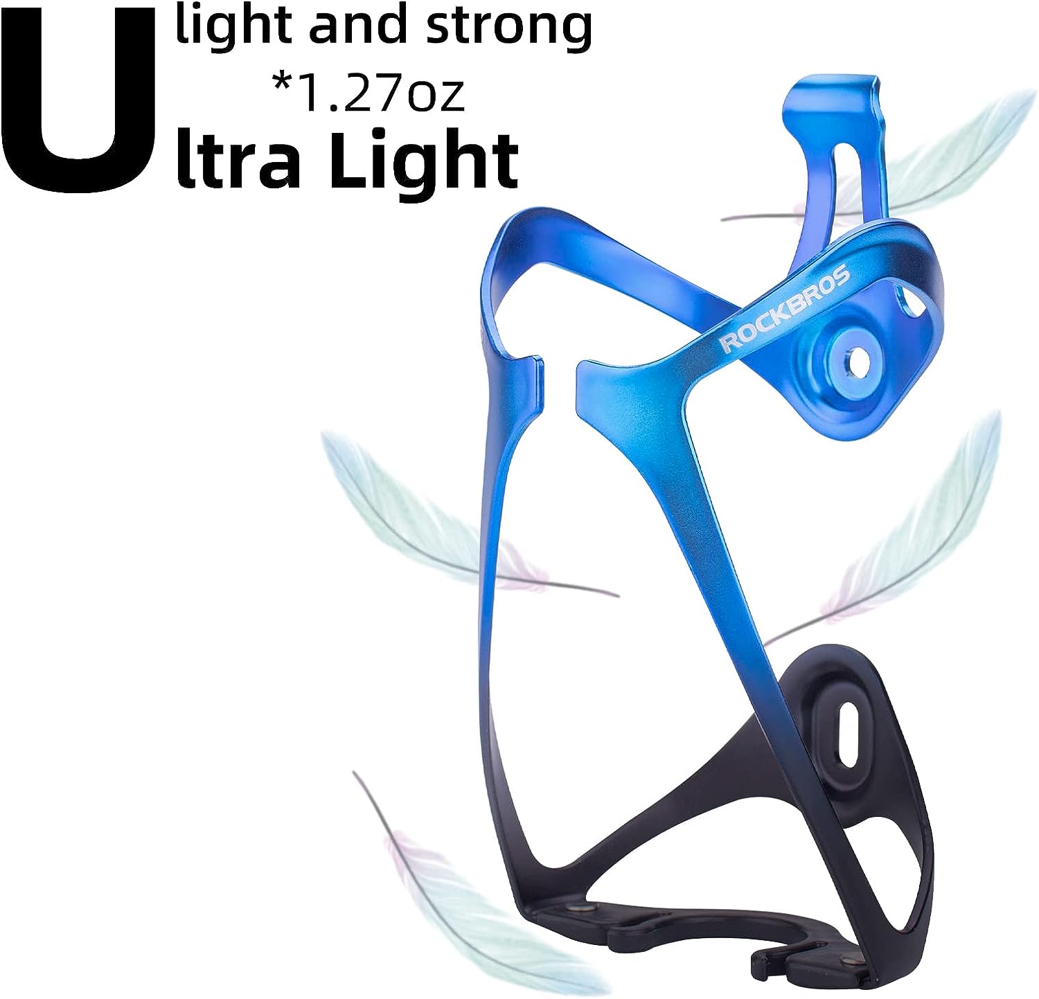 ROCKBROS Bike Water Bottle Holder Lightweight Bicycle Water Bottle Cage Aluminum Alloy Bike Cup Holder - ROCKBROSUSA