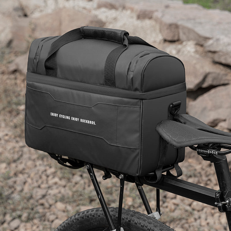 ROCKBROS 11L Insulated Bike Trunk Cooler Bag - Rear Rack Pannier, Commuter Bag - ROCKBROSUSA