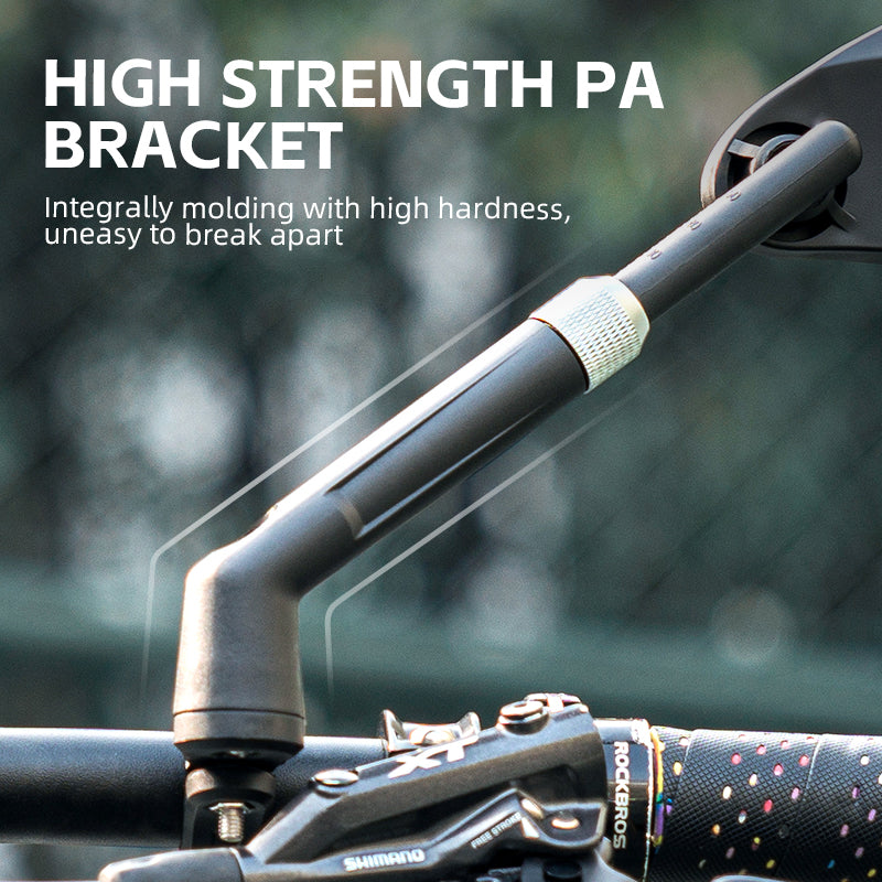 ROCKBROS Adjustable Bike Mirror Anti-Glare 360-Degree Rotation - ROCKBROSUSA