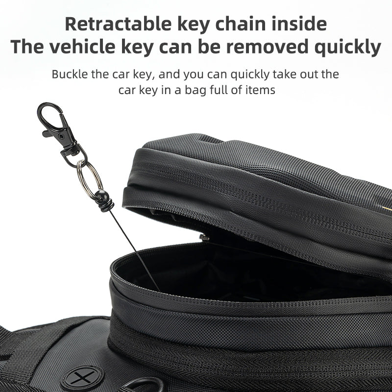 ROCKBROS Motorcycle Leg Bag for Men Women Waterproof Multifunctional Belt Bag Cycling Magnetic Backpack Waist Bag - ROCKBROSUSA