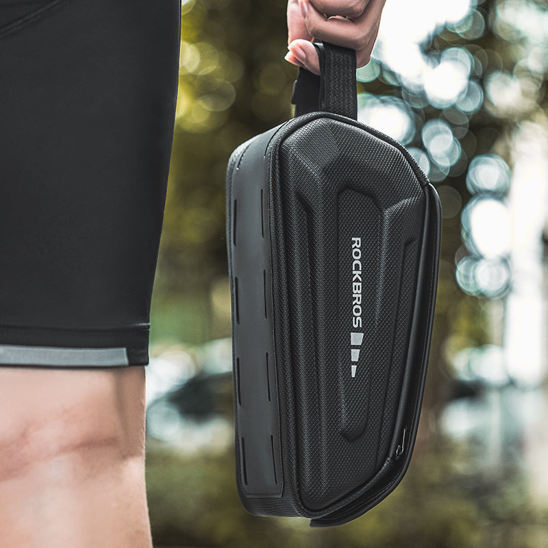 ROCKBROS Bicycle Phone Bag 1.7L 6.8in Waterproof Bike Cycling Frame Bag Top Tube Bag - ROCKBROSUSA