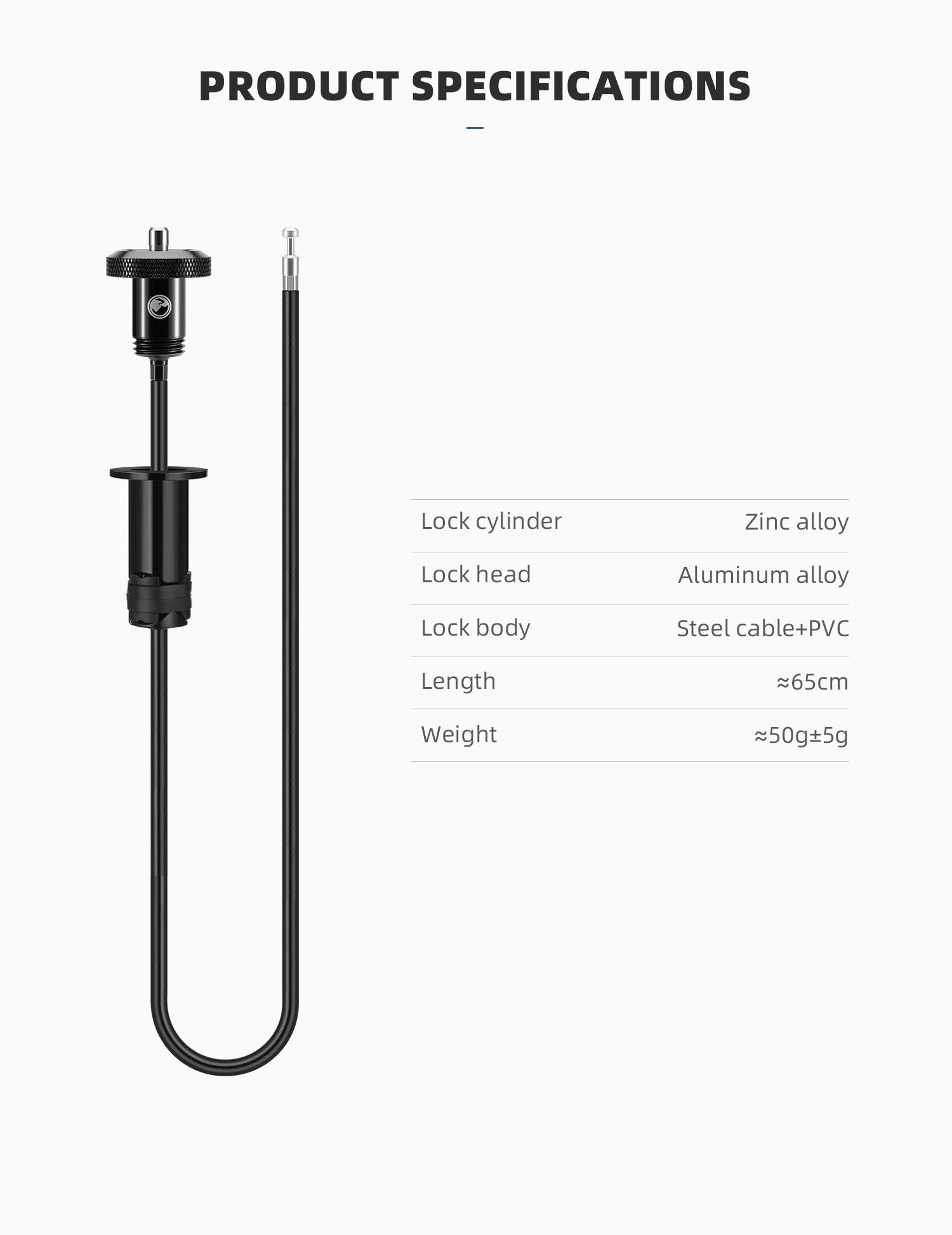 【ROAD TO SKY】by ROCKBROS Concealed Secure Road Bike Lock - ROCKBROSUSA