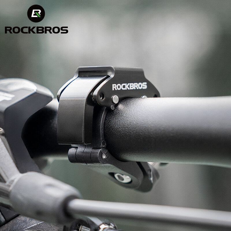 ROCKBROS Bike Mini Hidden Bell Loud Sound Aluminum Alloy Warning 100db Bell of Bicycle Handle Portable Cycling Equipment Fit MTB Road Folding Bike - ROCKBROSUSA