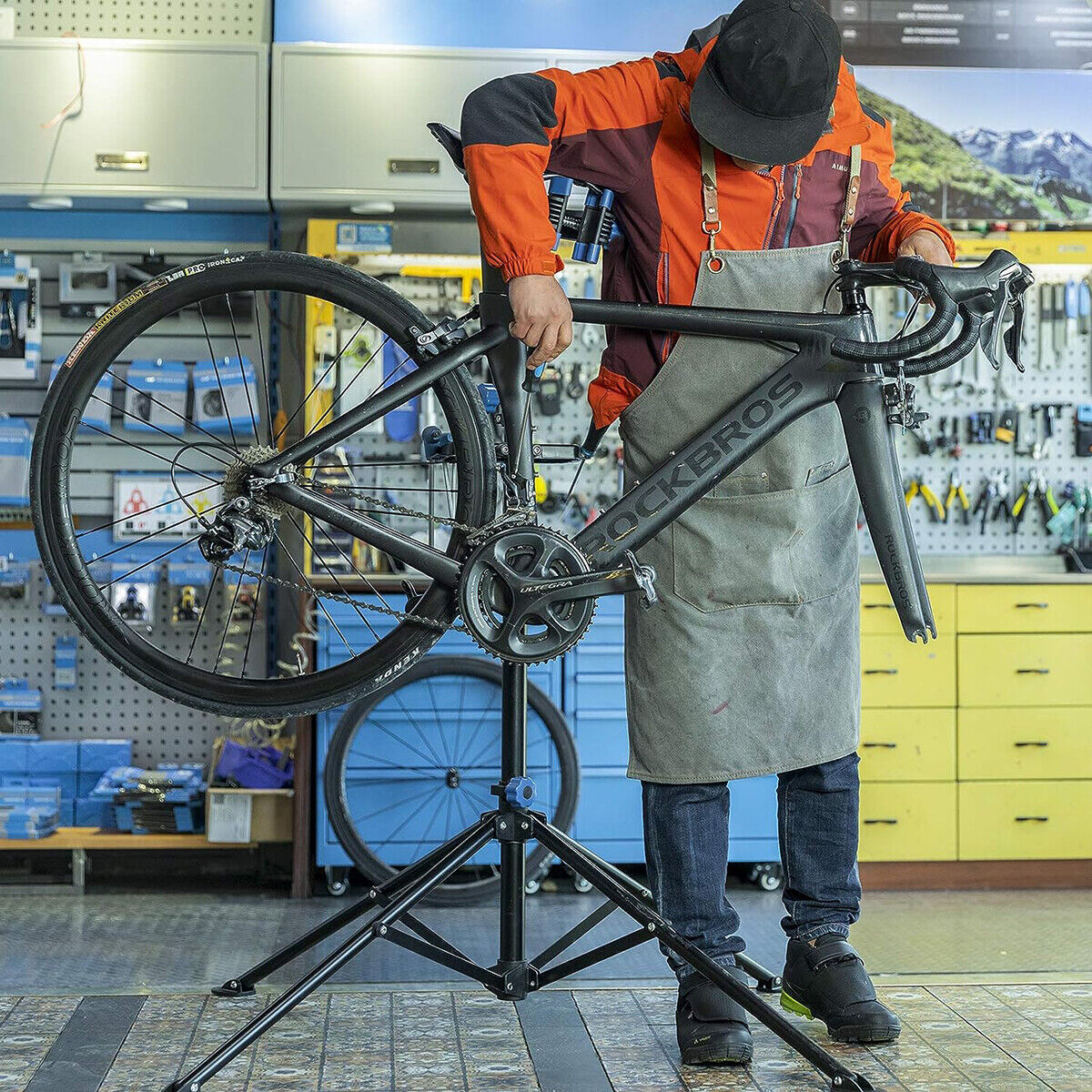 ROCKBROS Portable Bike Repair Stand - ROCKBROSUSA