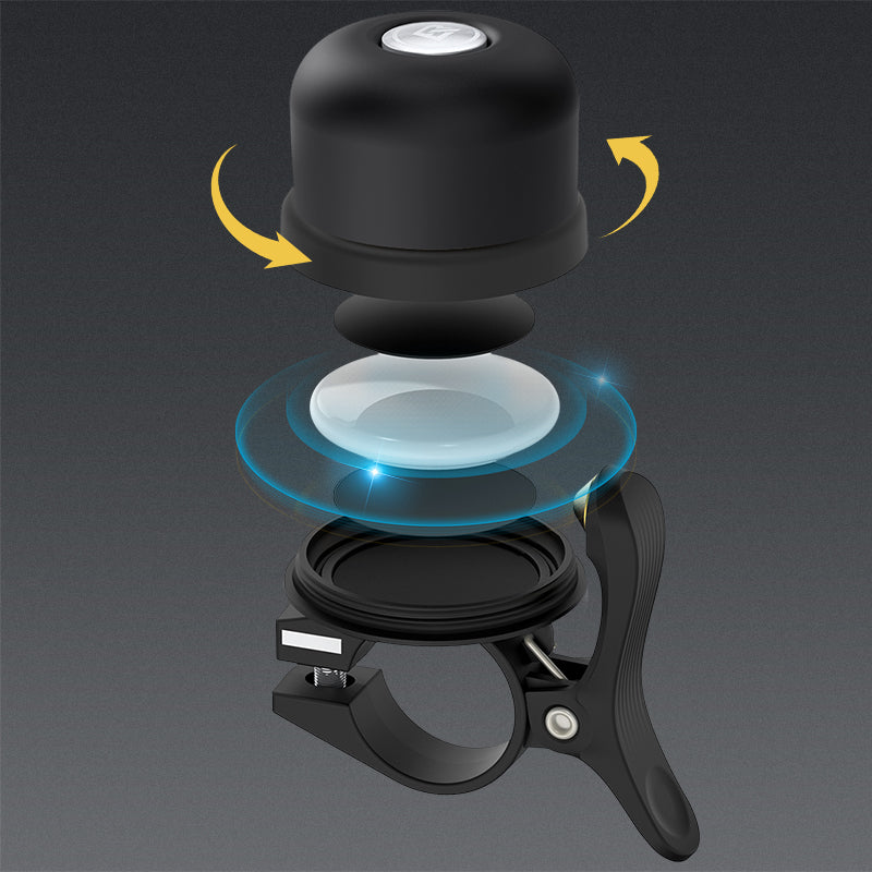 ROCKBROS Bike Bell Ring Horn Classic Bicycle Bell Anti-Theft for Adults Suitable for 0.87‘’/22.2mm Diameter Handlebar - ROCKBROSUSA