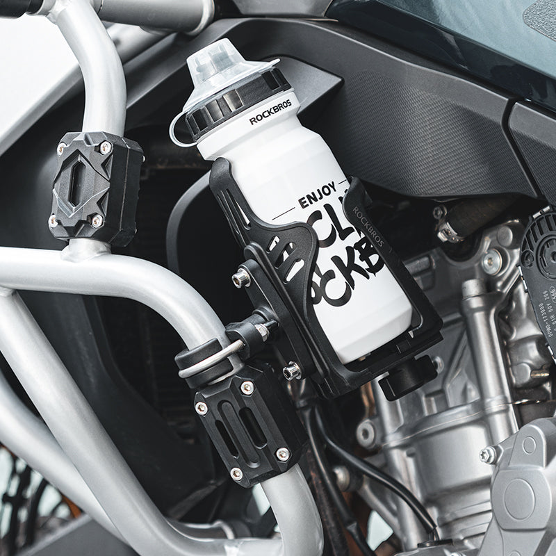 ROCKBROS Motorcycle & Bicycle Water Bottle Cage - Versatile Mount Holder - ROCKBROSUSA